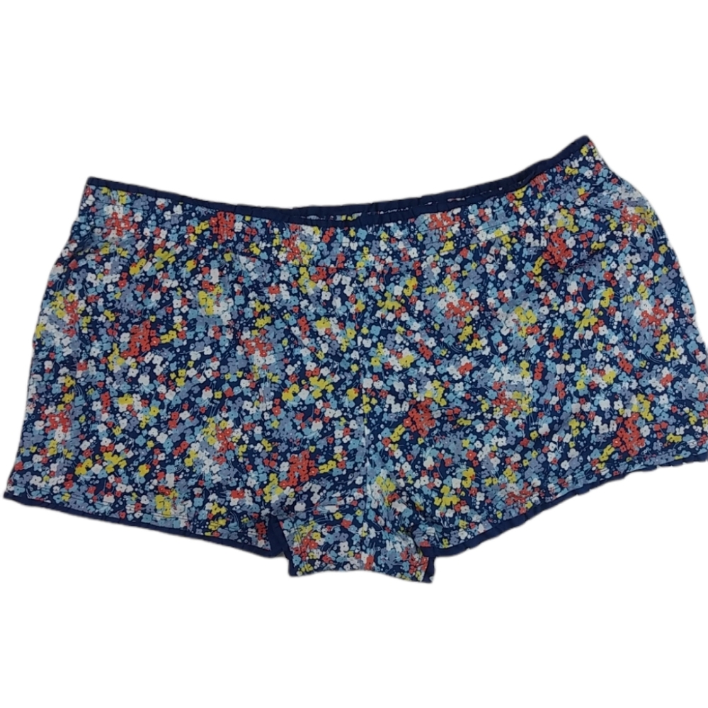 Cacique Navy Floral Print Women's Shorts